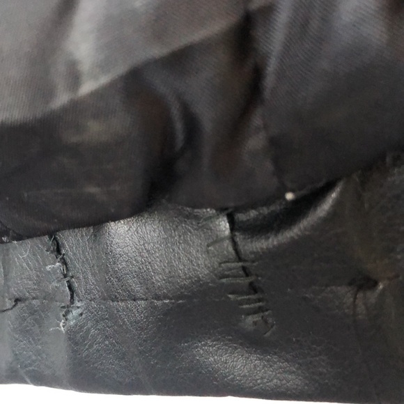 Canada logo vegan leather bomber jacket - Picture 9 of 11